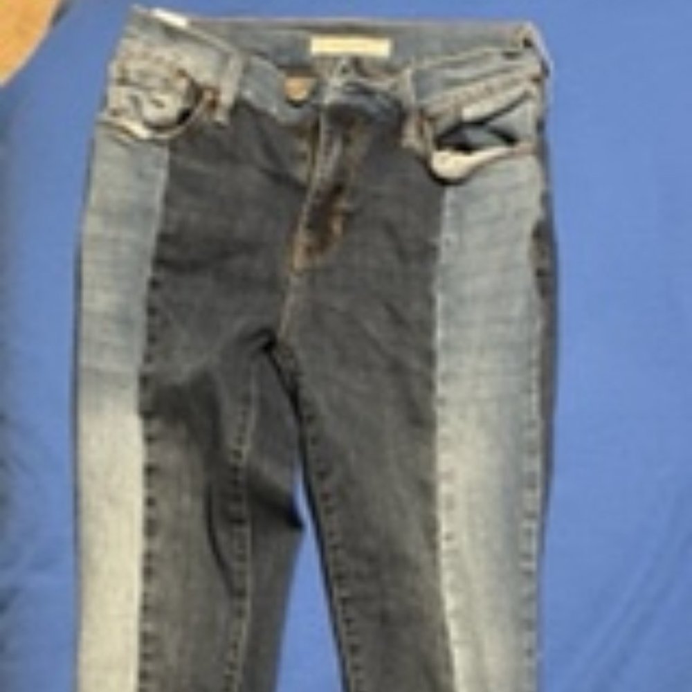 pacsun: two toned jeans